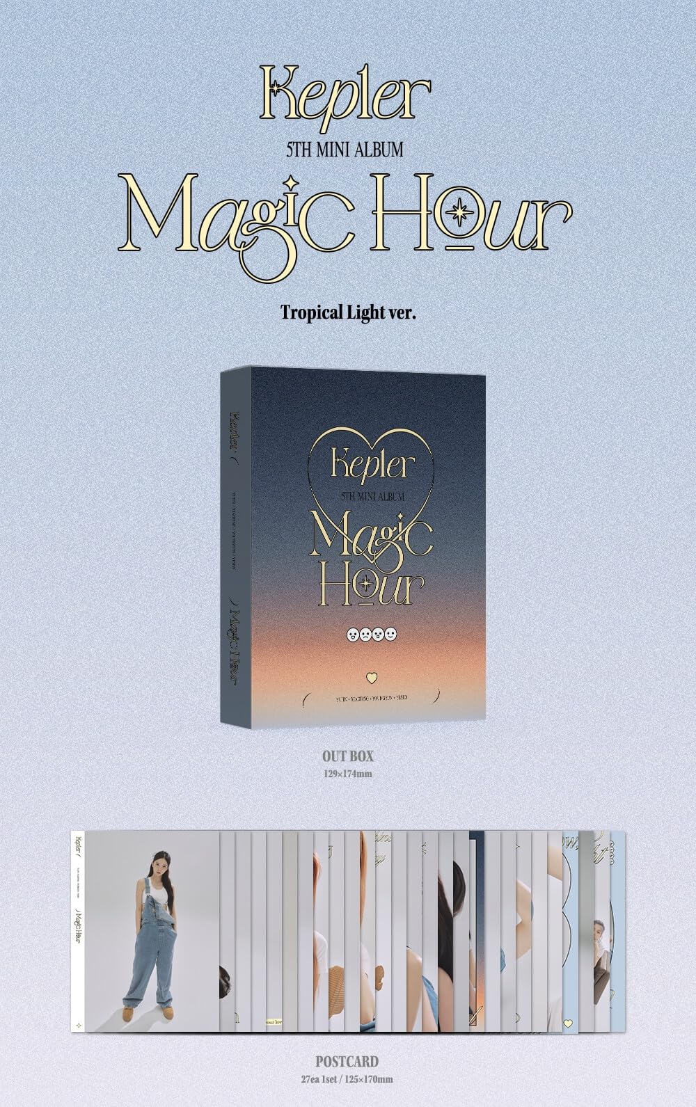 Amazon.com: Kep1er Magic Hour Unit Ver. Album [Tape + Tropical
